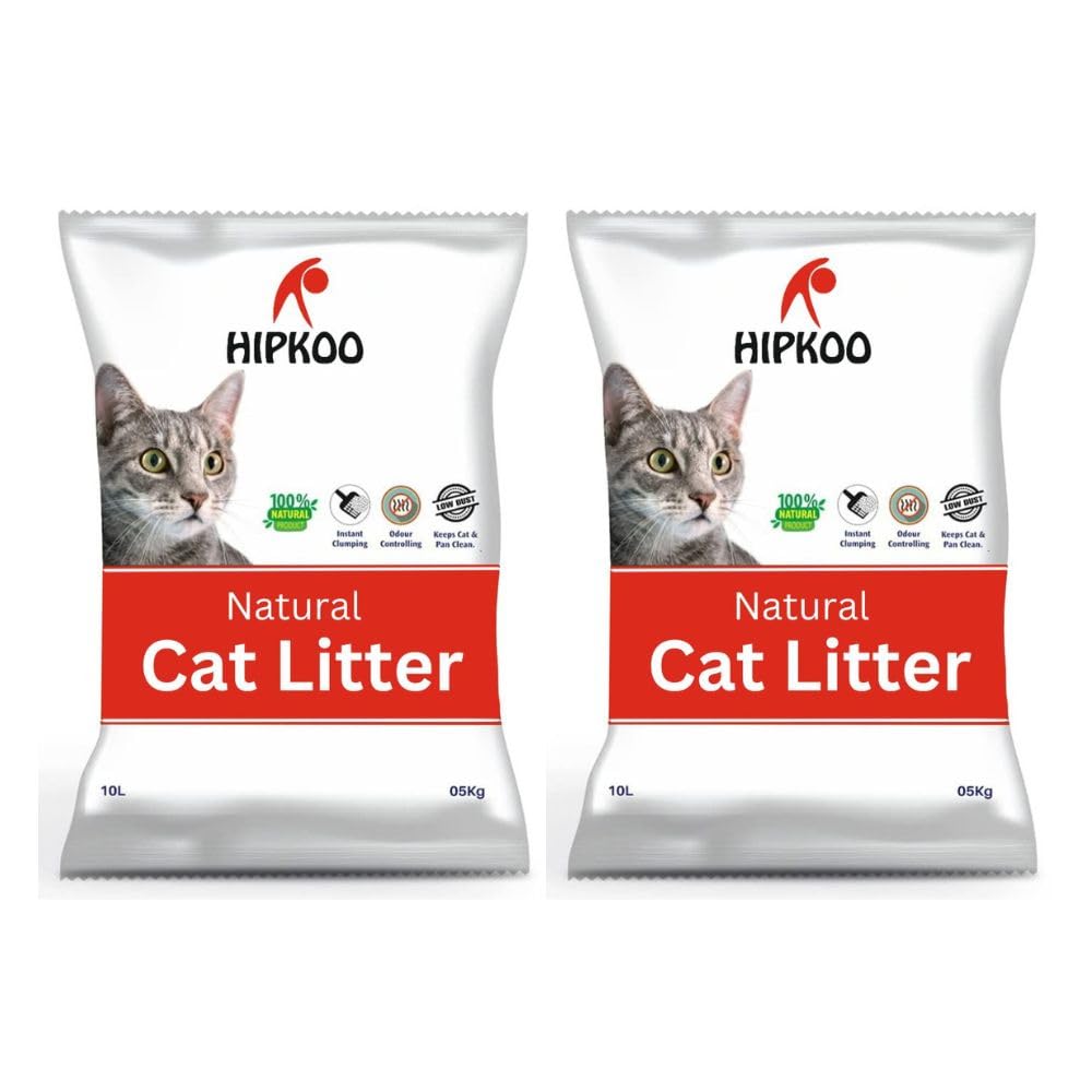 Cat Litters: Hipkoo Advanced Natural Clumping Cat Litter Sand on Mr-jatt-dj.com