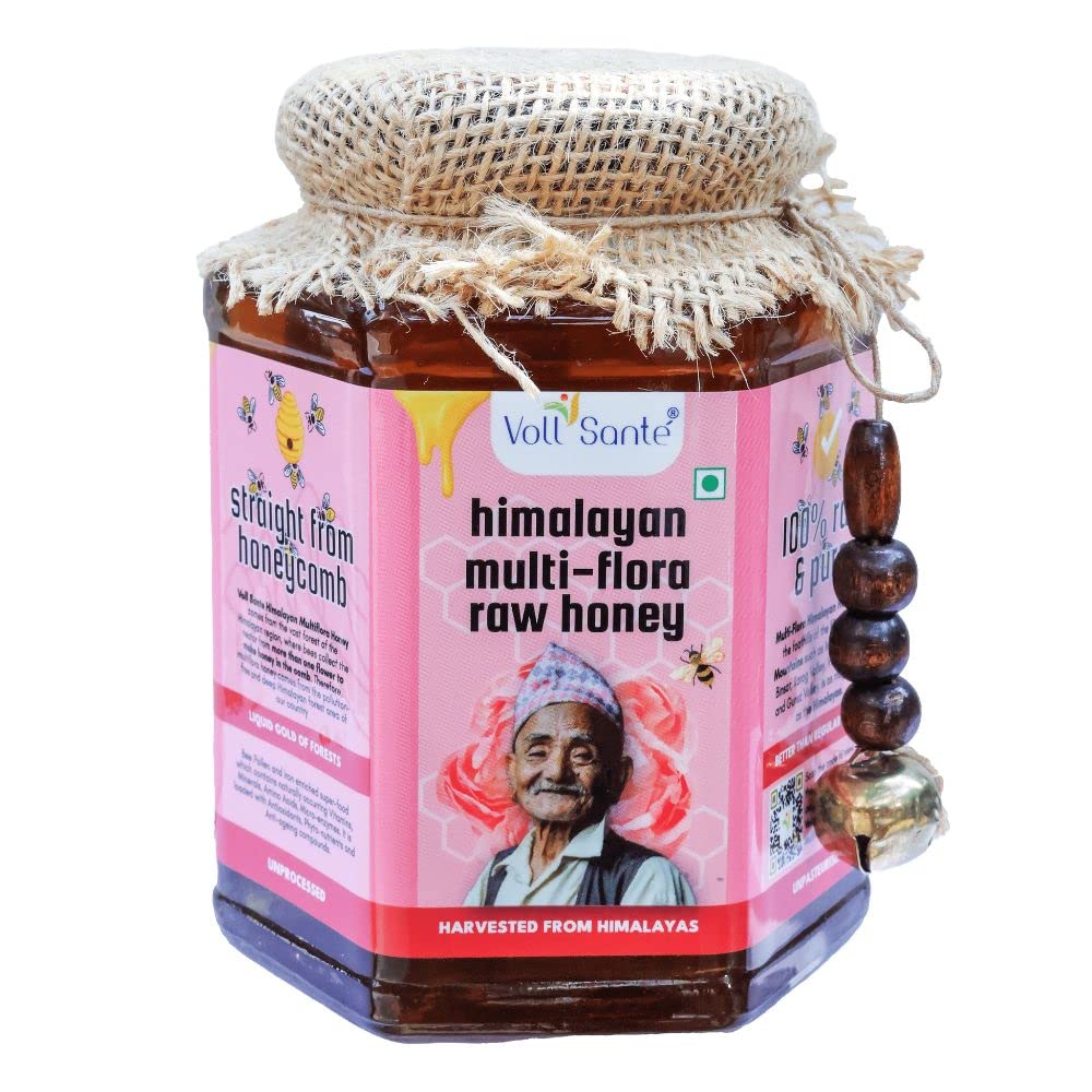 Voll Santé Himalayan Multi-flora Raw Honey: Nature's Purest Gift from the Himalayas